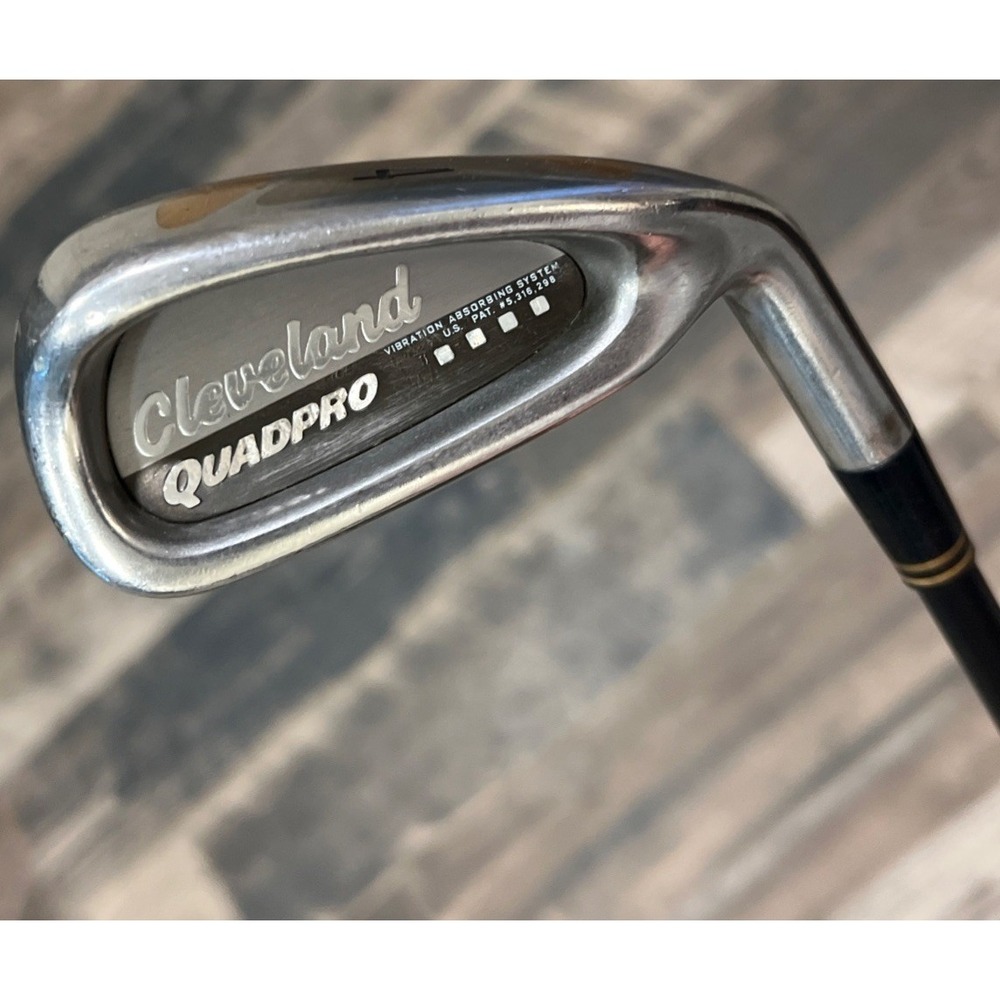 Cleveland QuadPro Single 4 Iron Men's Stiff Flex Graphite Shaft RH
